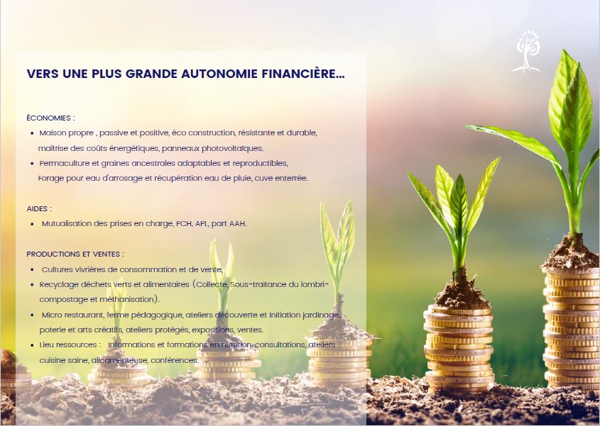 Autofinancement d'une structure pour adultes handicapés