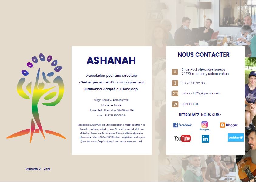 Pour contacter l'association ashanah